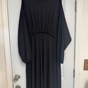 Zara Black Long Sleeve Dress
